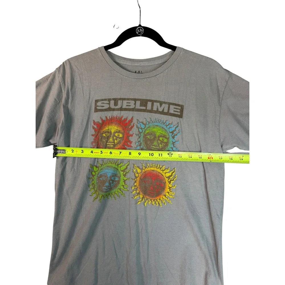 Sublime Band T-Shirt Grey Four Sun Graphic Tee‎ Youth Large YL Cotton